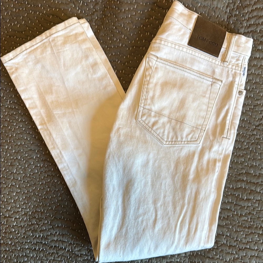 Tom Ford Classic Cream Jeans